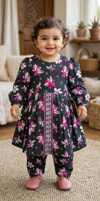 lawn floral frock