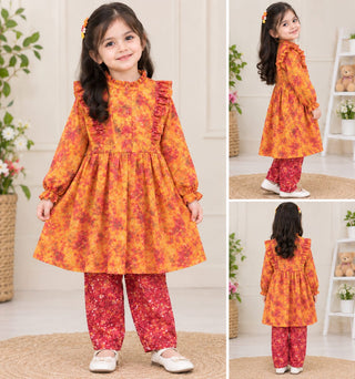 winter cotton frock